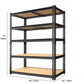 Heavy Duty Metal Garage Shelving Rack 2000lbs 4/5/6-Tier Steel Shelf 60"/72"/84"
