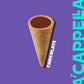 A'cappella Truffle Cones, Handmade Fair Trade Chocolate Treats, Pack of 6, 2.54 oz