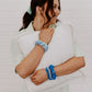 Blue My Mind Small Silk Scrunchies