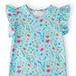 Bluebell Breeze S/S Ruffle Tee