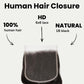 Body Wave 6x6 HD Lace Human Hair Closure