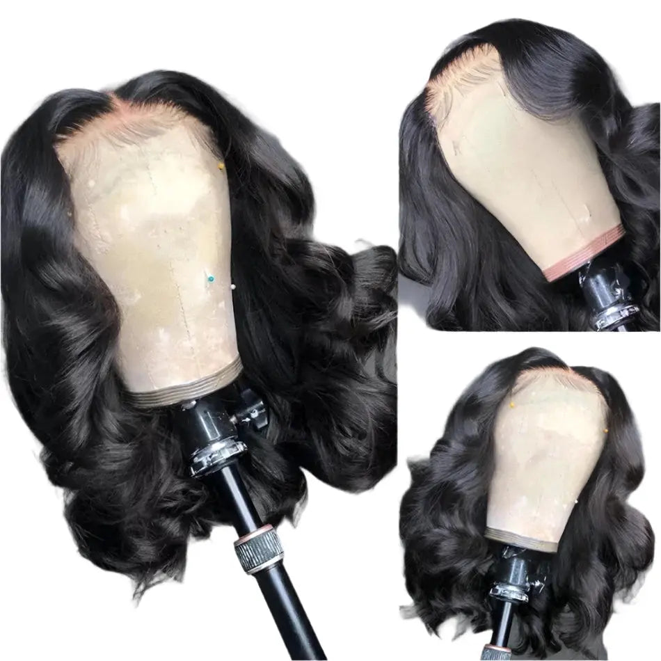 Body Wave | 13X4 Transparent Lace | Ready To Wear | PrePlucked  | Glueless | Ready To Go  | Short Bob | Human Hair Wigs