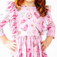 Boot Scootin' 3/4 Sleeve Ruffle Twirl Dress