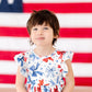 Born to Sparkle Flutter Sleeve Twirl Dress