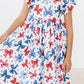 Born to Sparkle Flutter Sleeve Twirl Dress