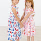Born to Sparkle Flutter Sleeve Twirl Dress