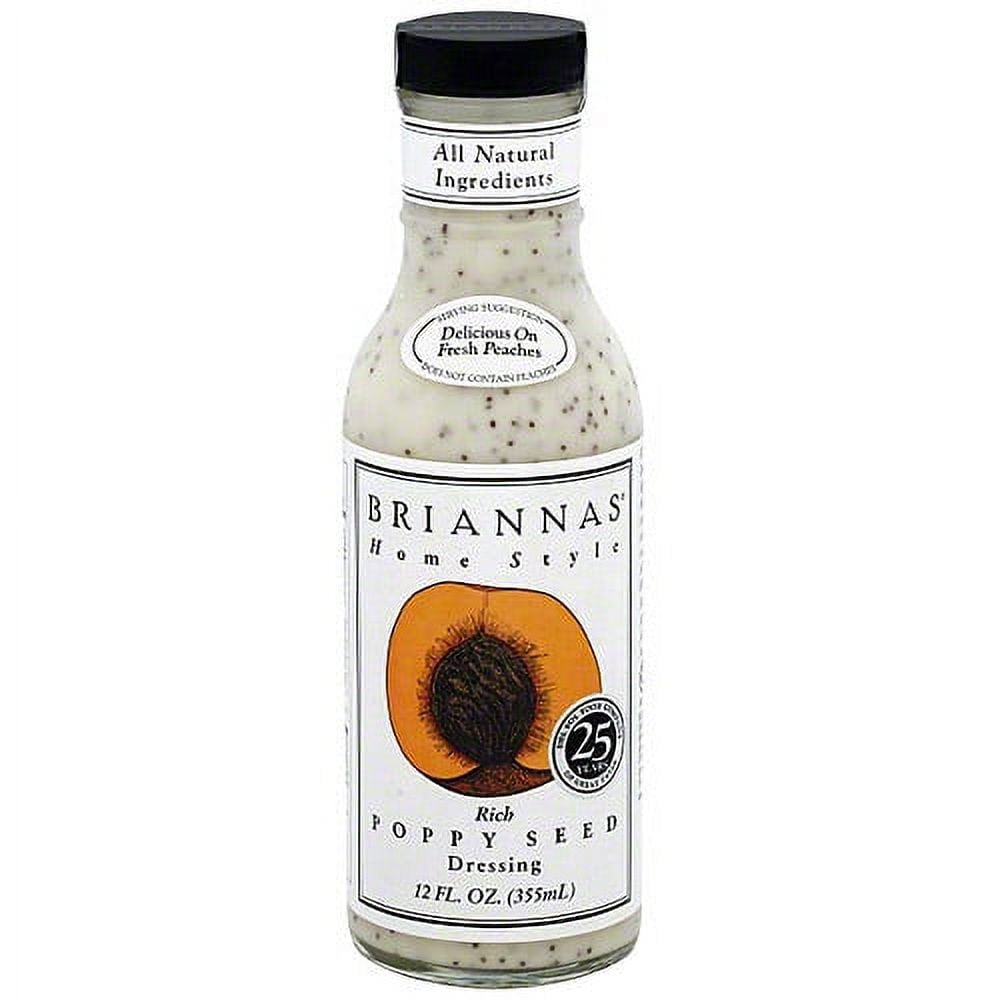 Brianna's Organic Poppy Seed Salad Dressing, 10 fl oz (Case of 6)