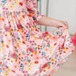 SALE Bouquet Beauty 3/4 Sleeve Pocket Twirl Dress