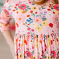 SALE Bouquet Beauty 3/4 Sleeve Pocket Twirl Dress