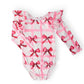 Bow La La L/S Flutter Sleeve Leotard