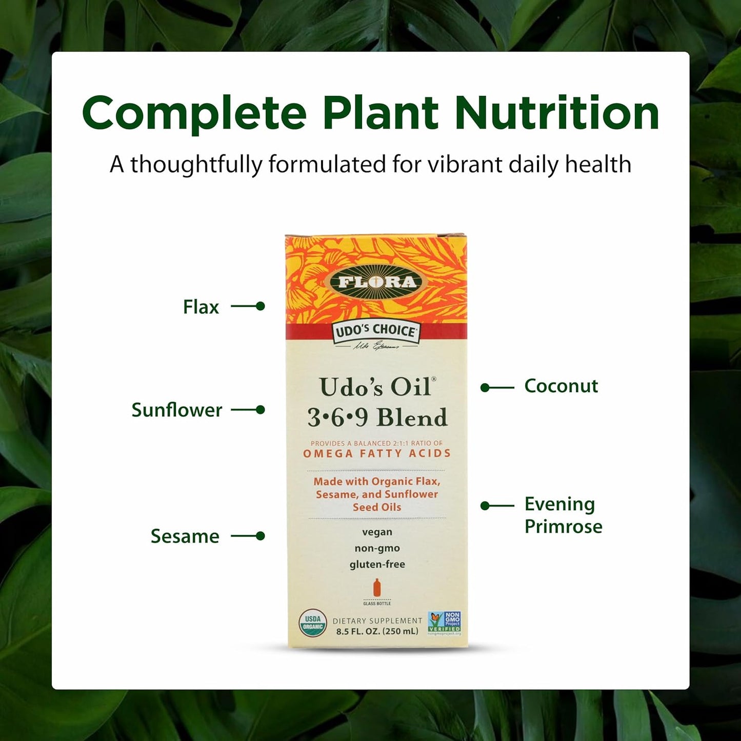 Flora Udo's Oil 3-6-9 Blend, 90 Softgels