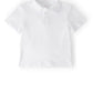 Boys White S/S Polo
