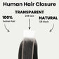 Brazilian Body Wave 2x6 Transparent Lace Human Hair Closure