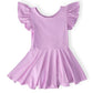 Bright Lilac S/S Twirl Leotard