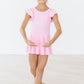 Bubblegum Pink S/S Twirl Leotard