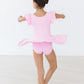 Bubblegum Pink S/S Twirl Leotard