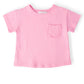 Bubblegum Pink Ruffle Pocket Tee
