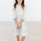 Bunny Dreams 3/4 Sleeve Pocket Twirl Dress