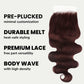 Burgundy Body Wave 5x5 HD Lace Human Hair Closure