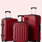 Multi Color - 3PCs Luggage Set 20/24/28 Inch Hard Shell Spinner with TSA Lock