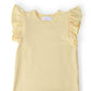 Butter Yellow S/S Ruffle Tee