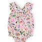 Butterfly Meadows Ruffle Cross Back Romper