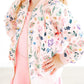 Butterfly Meadows Satin Jacket
