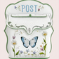 Vintage Farmhouse Wall-Mounted Post Box Mailbox Metal Letter Box Outdoor
