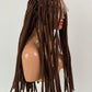 4C Natural Locs Wig "Color 4" HD Full Lace - Ready To Ship