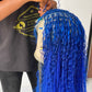 Bohemian Knotless Braid Wig (100% Human Hair Curls) Full Lace - Tara Blue