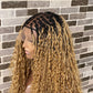 Bohemian Knotless (100% HD Human Hair Lace & Wavy Curls) Tara Collection Lux VIP