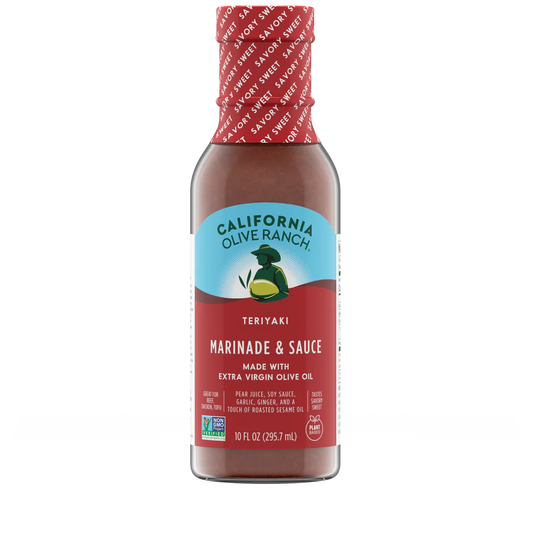 California Olive Ranch Teriyaki Marinade & Sauce (Pack of 6-10 Fl Oz)