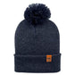 HAAKWEAR PomPom Beanie - Made in USA - Denim Blue