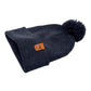 HAAKWEAR PomPom Beanie - Made in USA - Denim Blue