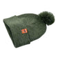 HAAKWEAR PomPom Beanie - Made in USA - Forest Green
