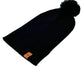 HAAKWEAR PomPom Beanie - Made in USA - Midnight Black