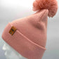 HAAKWEAR PomPom Beanie - Made in USA - Pearl Pink