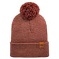 HAAKWEAR PomPom Beanie - Made in USA - Rusty burgundy