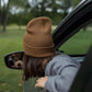 HAAKWEAR Traditional Silent Cuffed Beanie, Camel Brown