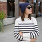 HAAKWEAR Traditional Silent Cuffed Beanie, Denim Blue