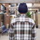HAAKWEAR Traditional Silent Cuffed Beanie, Denim Blue