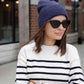 HAAKWEAR Traditional Silent Cuffed Beanie, Denim Blue