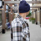 HAAKWEAR Traditional Silent Cuffed Beanie, Denim Blue