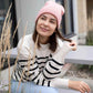 HAAKWEAR Traditional Silent Cuffed Beanie, Pearl Pink