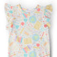 Campus Cutie S/S Ruffle Tee