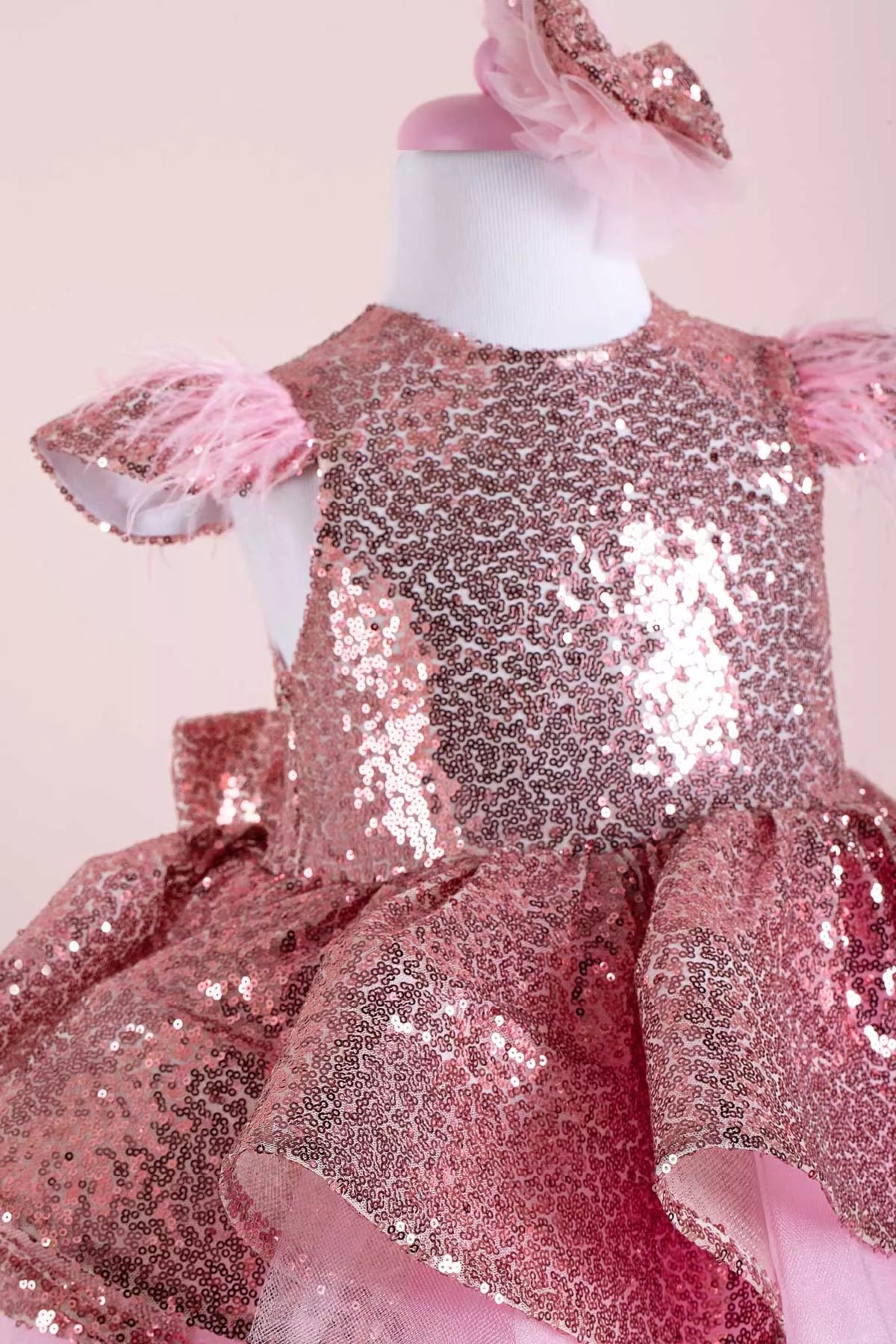 Cara Rose Gold Party Dress