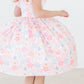 Castles & Rainbows Flutter Sleeve Twirl Dress
