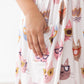 Cattitude 3/4 Sleeve Pocket Twirl Dress