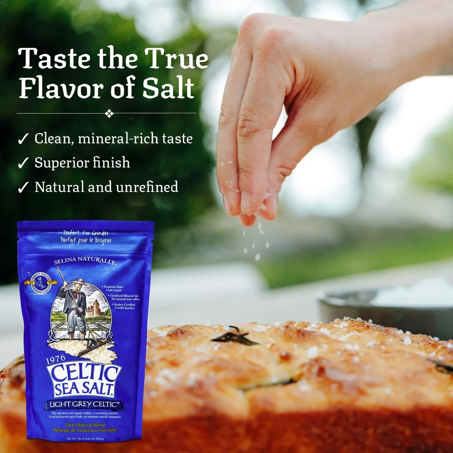 Celtic Sea Salt Light Grey, Bulk Pack of 6 - 0.5 Lb.
