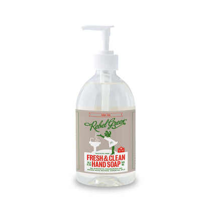 Rebel Green Hand Soap Chai Tea | Pack of 4 | 16.9 Fl Oz